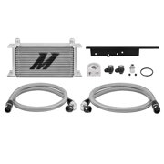 Mishimoto MMOC-350Z-03 Oil Cooler Kit Compatible With Nissan 350Z 2003-2007/ Infiniti G35 2003-2009 (Coupe only) Silver
