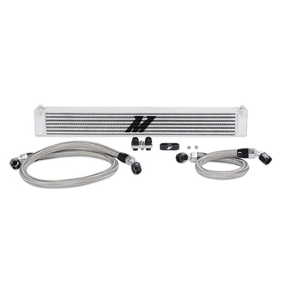 Mishimoto MMOC-E46-01 Oil Cooler Kit Compatible With BMW E46 3-Series 2001-2006 Silver