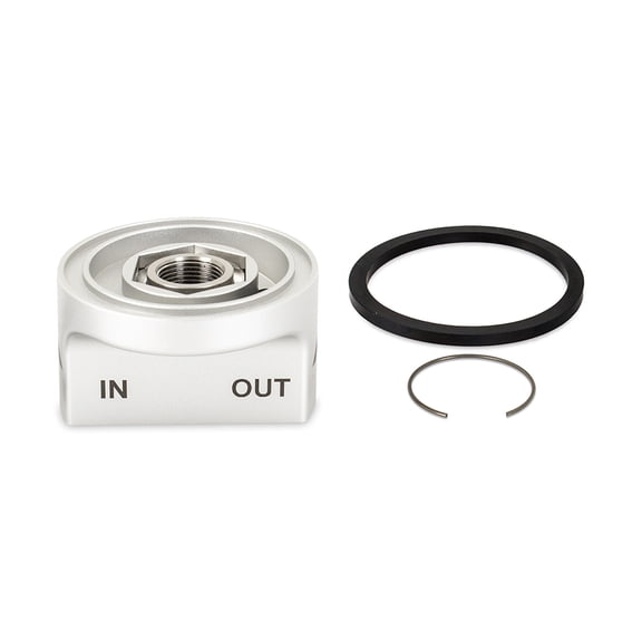 Mishimoto MMOC-FTO-34IN Remote Oil Filter Take-Off Plate, 3/4-16