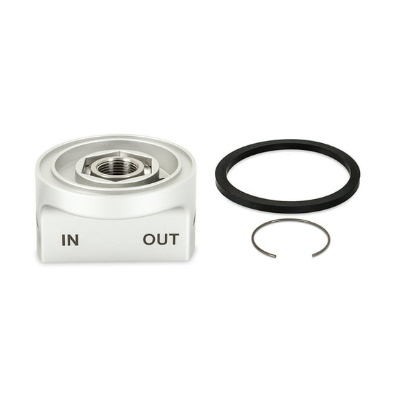 Mishimoto MMOC-FTO-M20 Remote Oil Filter Take-Off Plate, M20 X 1.5
