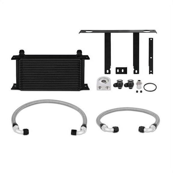 Mishimoto MMOC-GEN4-10BK Oil Cooler Kit Compatible With Hyundai Genesis Coupe 2.0T 2010-2012 Black