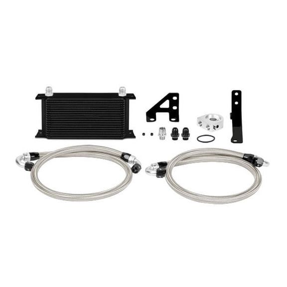 Mishimoto MMOC-STI-15BK Oil Cooler Kit Compatible With Subaru STI 2015+ Black