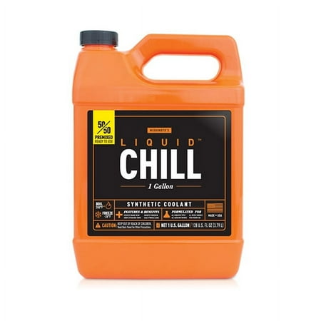 Mishimoto MMRA-LC-5050F Liquid Chill Premixed Synthetic Engine Coolant, 1 Gallon, Orange
