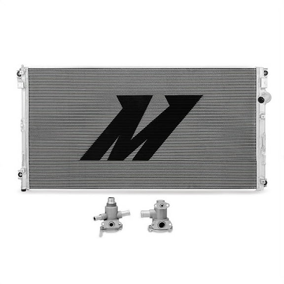 Mishimoto MMRAD-F2D-11S Secondary Aluminum Radiator, Compatible with Ford Powerstroke 6.7L, 2011-2016