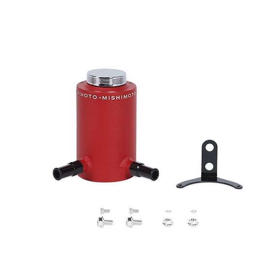 Mishimoto MMRT-PSAWRD Aluminum Power Steering Reservoir Tank Compatible With    Red