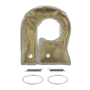 Mishimoto MMTB-DMAX-01 Titanium Turbo Blanket, Compatible With Chevrolet/GMC 6.6L Duramax 2001-2004