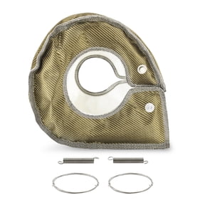 Mishimoto MMTB-RAM-07 Titanium Turbo Blanket, Compatible With Dodge Ram 6.7L Cummins 2007.5-2018