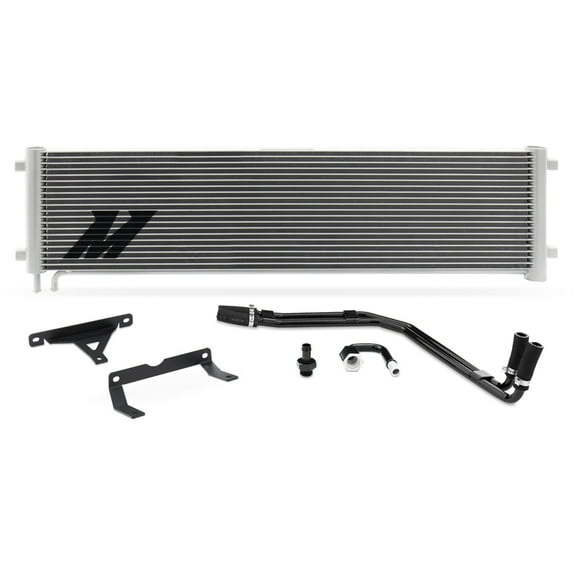 Mishimoto MMTC-F2D-17SL Transmission Cooler, Compatible with Ford Powerstroke 6.7L, 2017-2019
