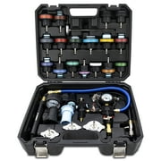 Mishimoto MMTL-CPT-28 Coolant Pressure Tester and Vacuum Refill Kit, 28-Piece Universal Fit, Black