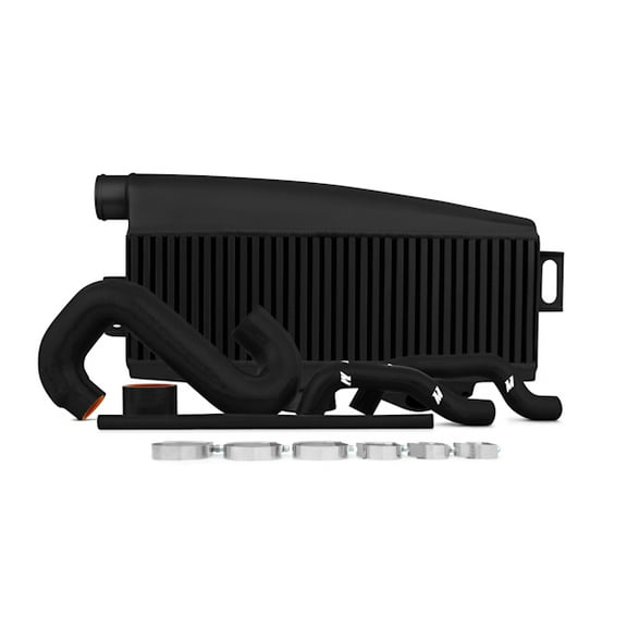 Mishimoto MMTMIC-WRX-01BKBK Top-Mount Intercooler Compatible With Subaru WRX/STI 2001-2007 Black, Black