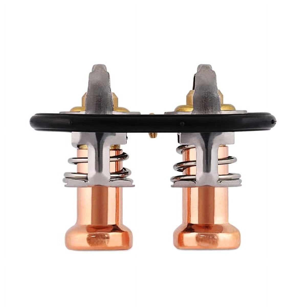 Mishimoto MMTS-F2D-11L Low Temperature Thermostat, Compatible with Ford Powerstroke 6.7L, 2011-2017