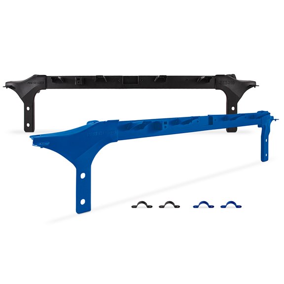 Mishimoto MMUS-F2D-11MWBL Upper Support Bar Compatible With Ford 6.7L Powerstroke 2011-2016 Micro-Wrinkle Blue