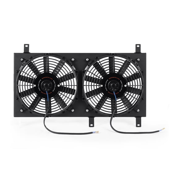Mishimoto Performance Aluminum Fan Shroud Kit Compatible With Mazda Miata 1999-2005, Black