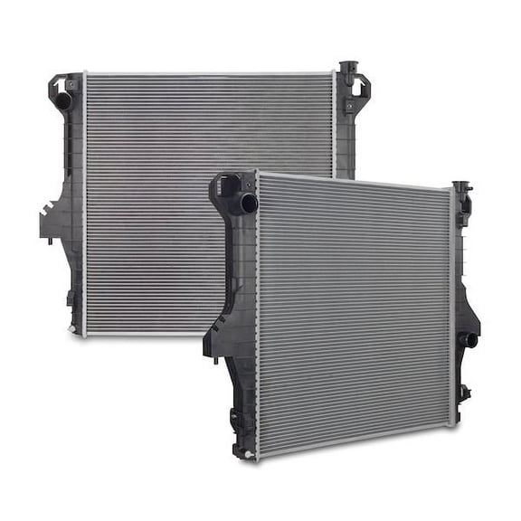 Mishimoto Plastic End-Tank Radiator Compatible With Dodge Ram - Cummins 2003-2009
