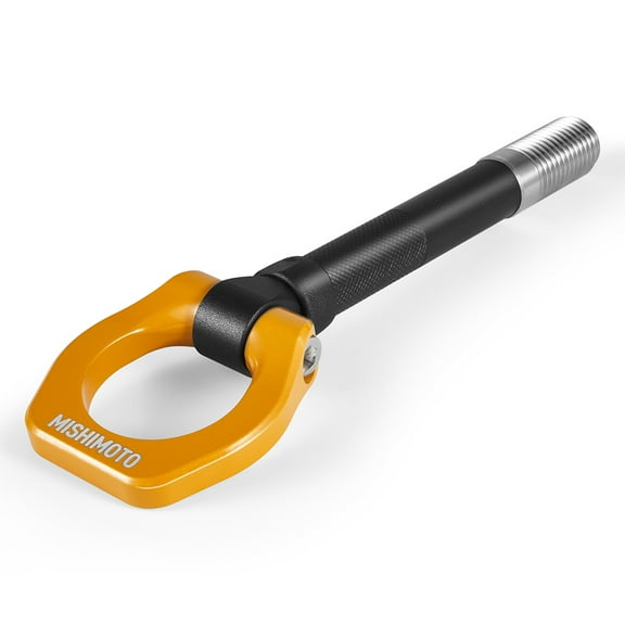 Mishimoto Racing Tow Hook, Compatible with Toyota GR Corolla 2023-2024, Gold