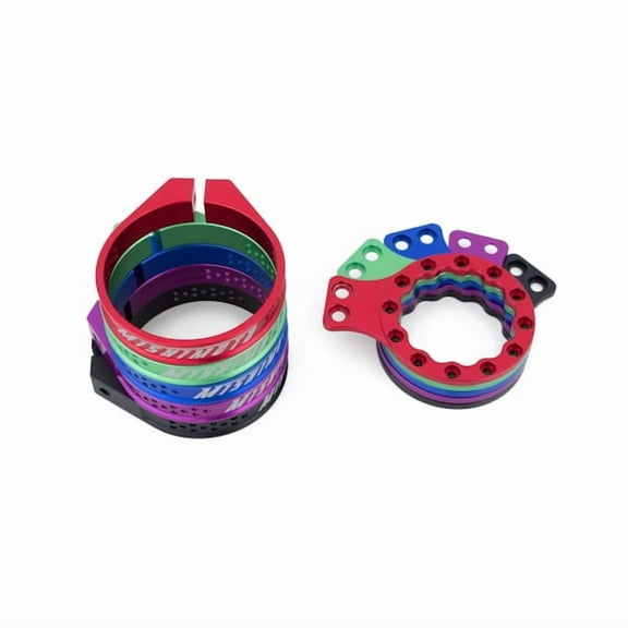 Mishimoto Replacement Bracket Set for Baffled Oil Catch Can, Red