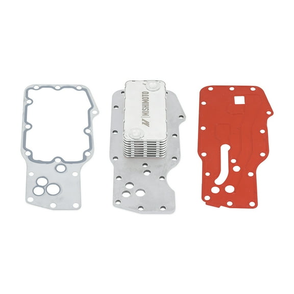 Mishimoto Replacement Oil Cooler, Compatible with Dodge Ram 5.9L/6.7L Cummins 2007-2024