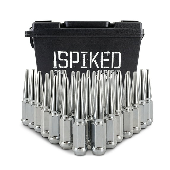 Mishimoto Spiked Lug Nuts, M14x1.5, 32-PC Set, Chrome