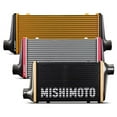 thumbnail image 1 of Mishimoto Universal Carbon Fiber Intercooler - Gloss Tanks - 450mm Black Core - S-Flow - BL V-Band, 1 of 1