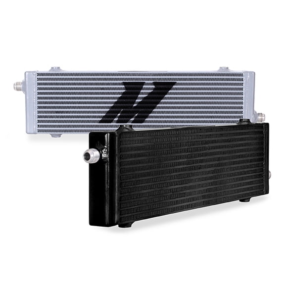 Mishimoto Universal Cross Flow Bar & Plate Oil Cooler, Large, Black