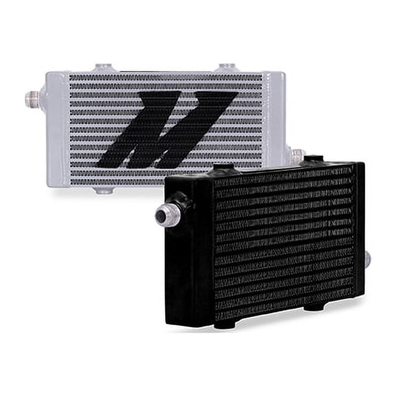 Mishimoto Universal Cross Flow Bar & Plate Oil Cooler, Small, Silver