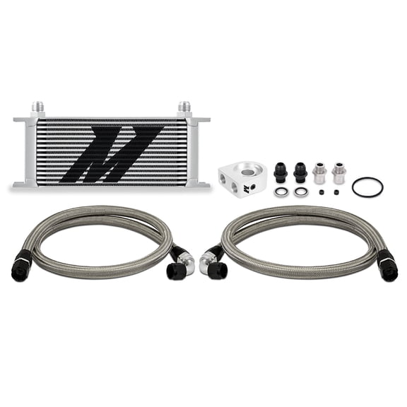 Mishimoto Universal Oil Cooler Kit, 16-Row, Silver