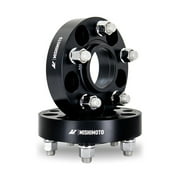 Mishimoto Wheel Spacers, 5x114.3, 67.1 Center Bore, M12x1.5, 30mm Thick, Black
