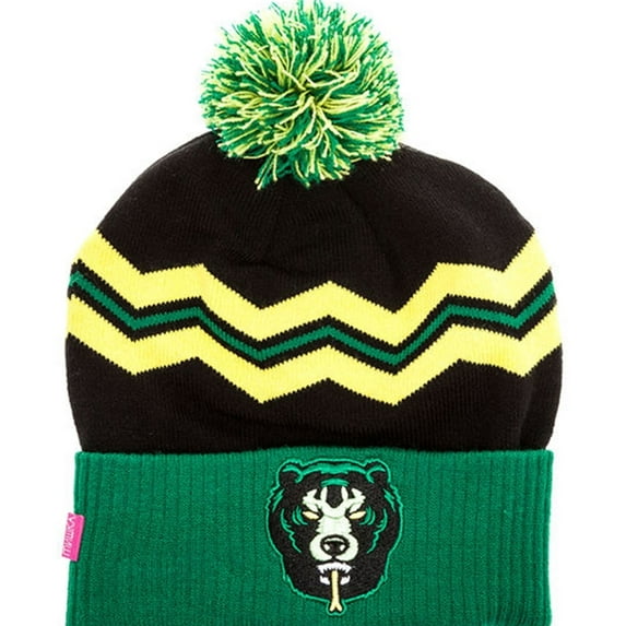 Mishka Mens The Death Adder Vintage Pom Beanie Hat, Black, One Size