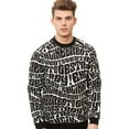 thumbnail image 1 of Mishka Mens The ETD Crewneck Sweatshirt, Black, Small, 1 of 2