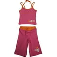 thumbnail image 1 of Mishmish - Little Girls 2 Piece Cotton Tank Capri Set - 4 Styles 11760-2 (pink), 1 of 12