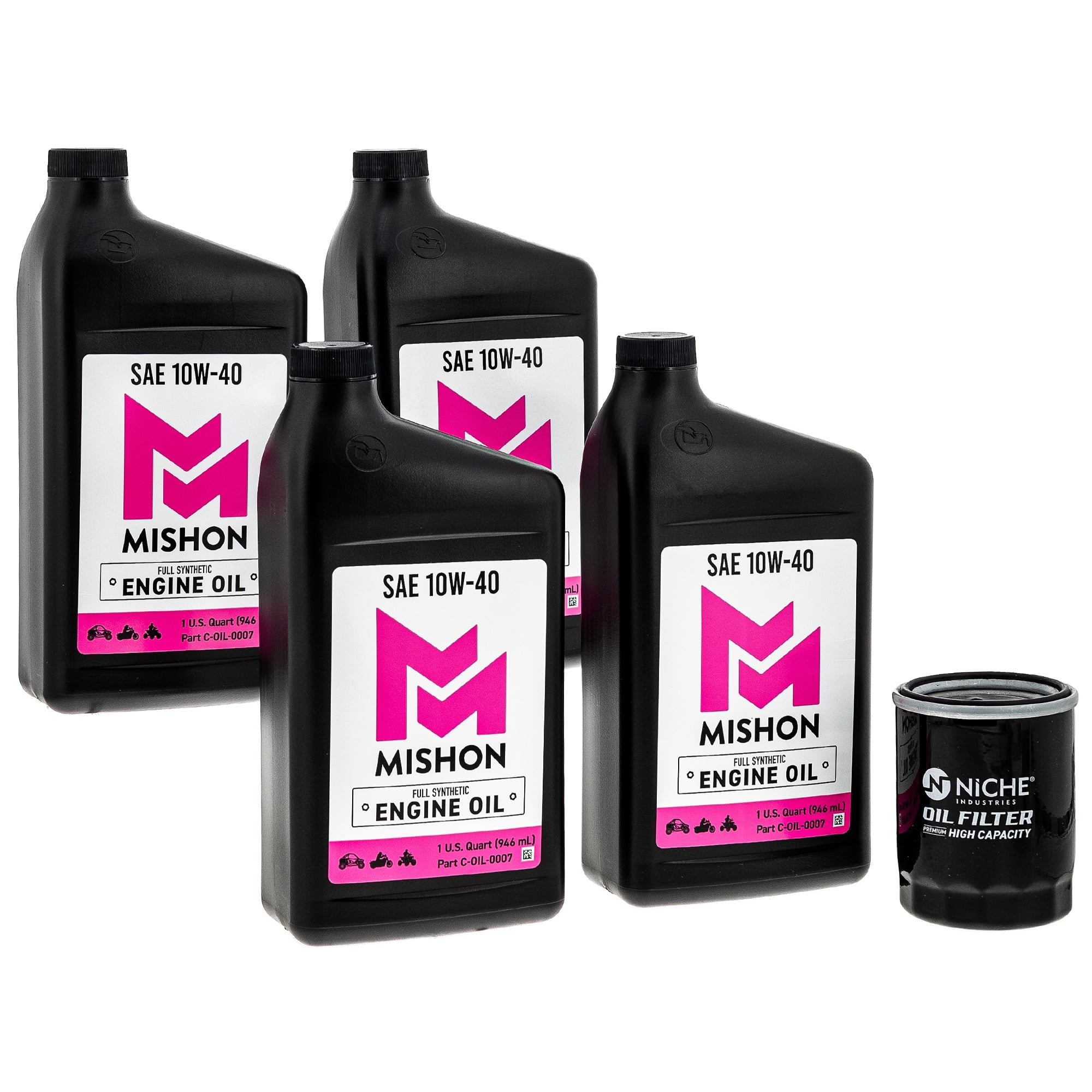 Mishon Engine Oil Change Kit for Arctic Cat 454 500 4x4 400 TRV ATV ...