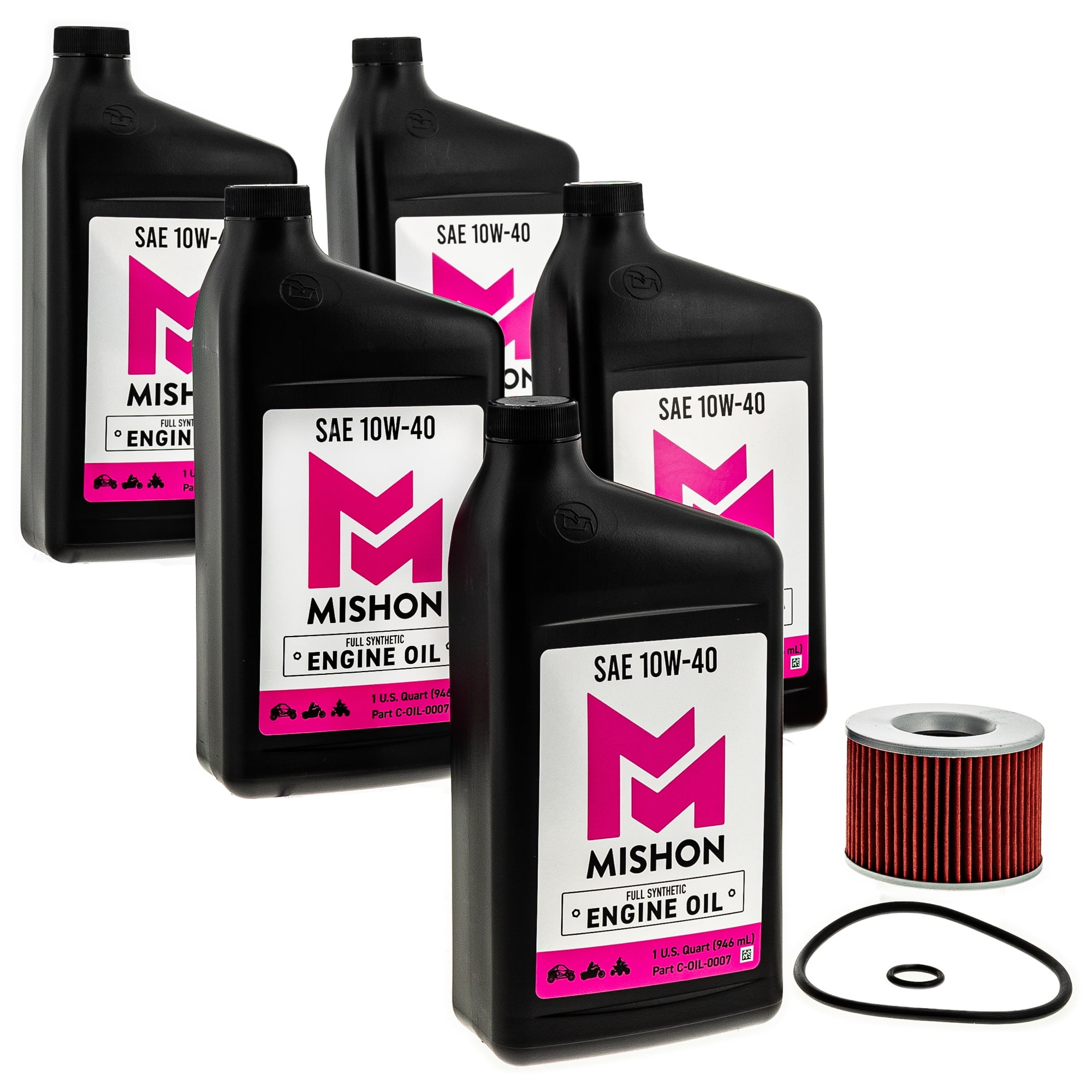 Mishon Engine Oil Change Kit for Kawasaki ZZR1200 Motorcycle