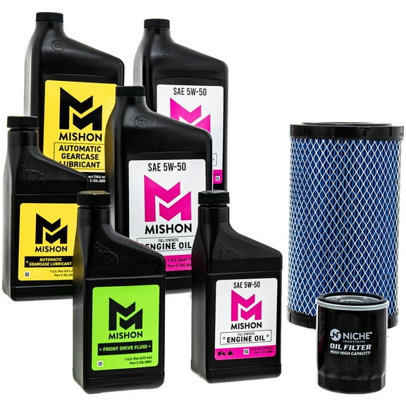 Mishon Full Service Oil Change Kit for Polaris Ranger 1000 Crew XP UTV 2018-2022 MK1012893