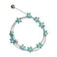thumbnail image 1 of Mishu M085 Mighty Magnet Photo Cable Blue Flowers, 1 of 1