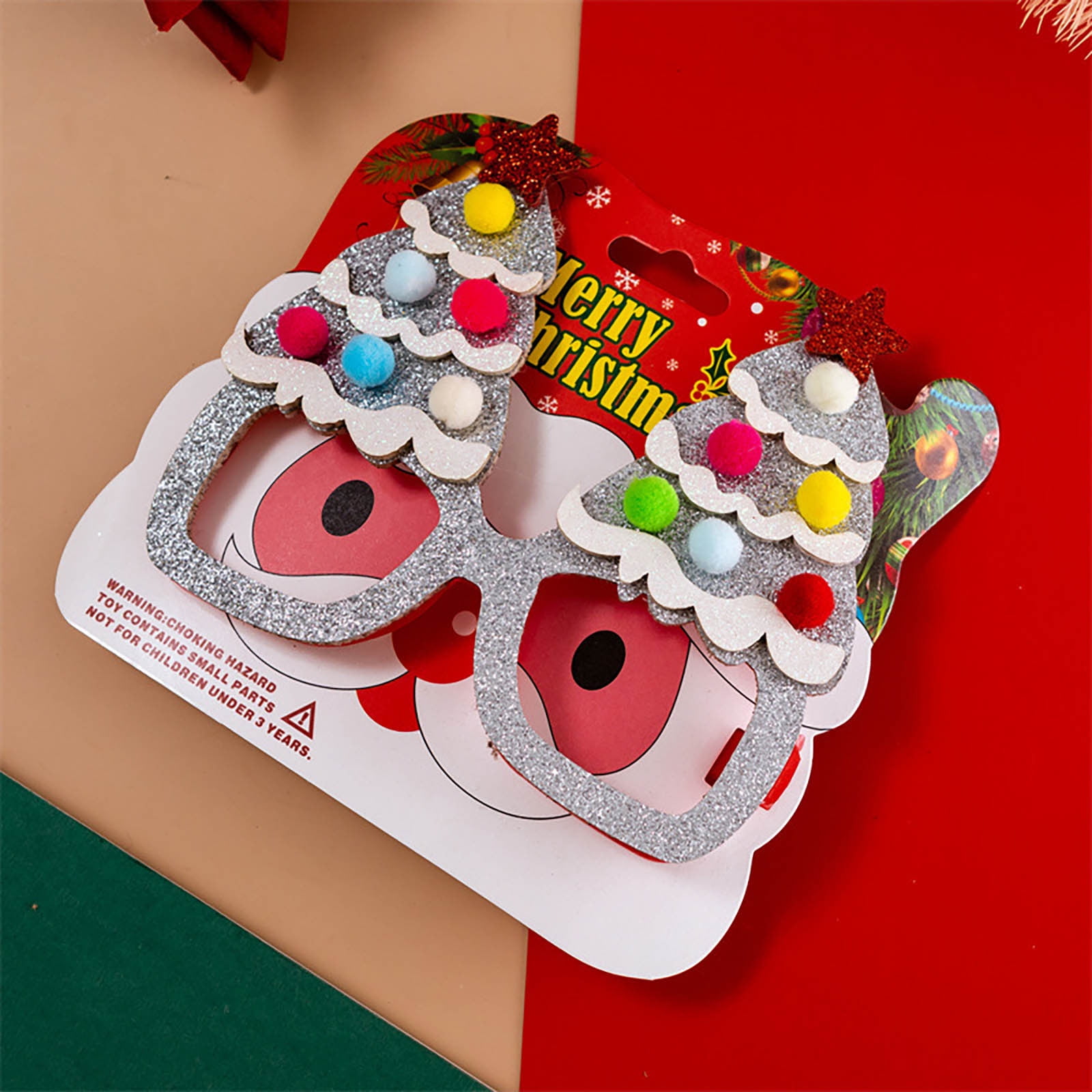 Mishuowoti christmas decorations christmas tree glasses holiday party