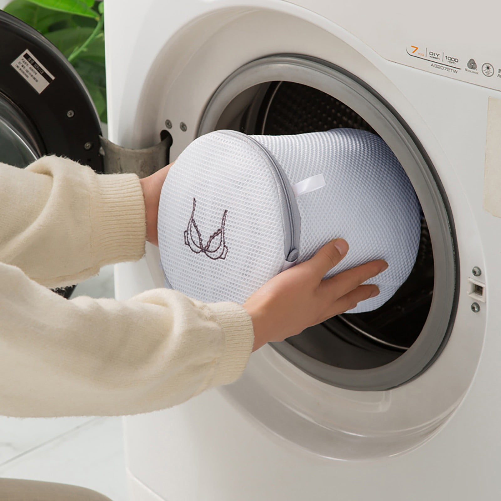 Mishuowoti durable fine mesh laundry bags for delicates with zipper