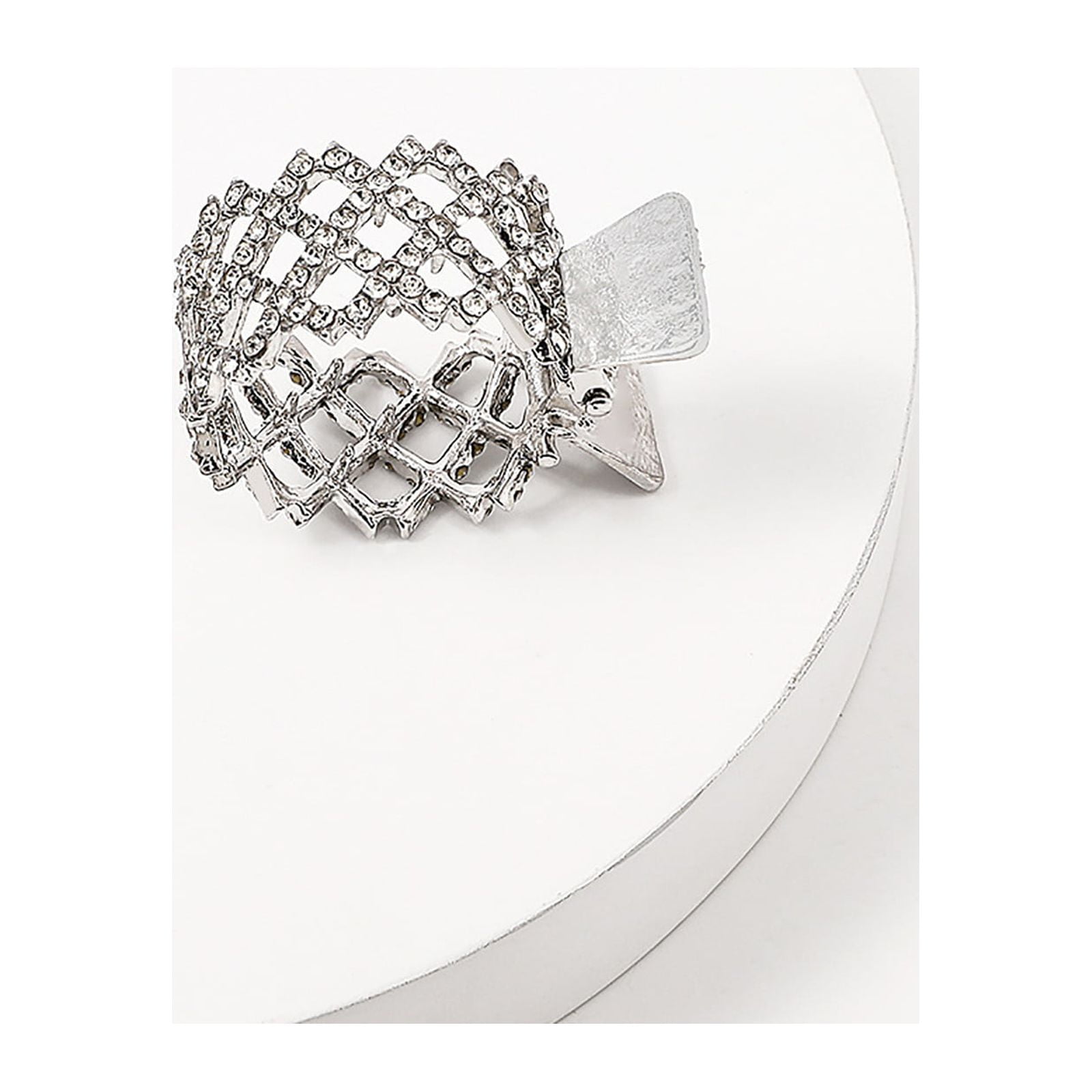 Mishuowoti metal hair clips nonslip high ponytail hair clamps for women and thinner strong hold