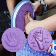 Mishuowoti soft clay fluffy foam supplies diy baby care hand foot inkpad handprint footprint fingerprint kids toys for children