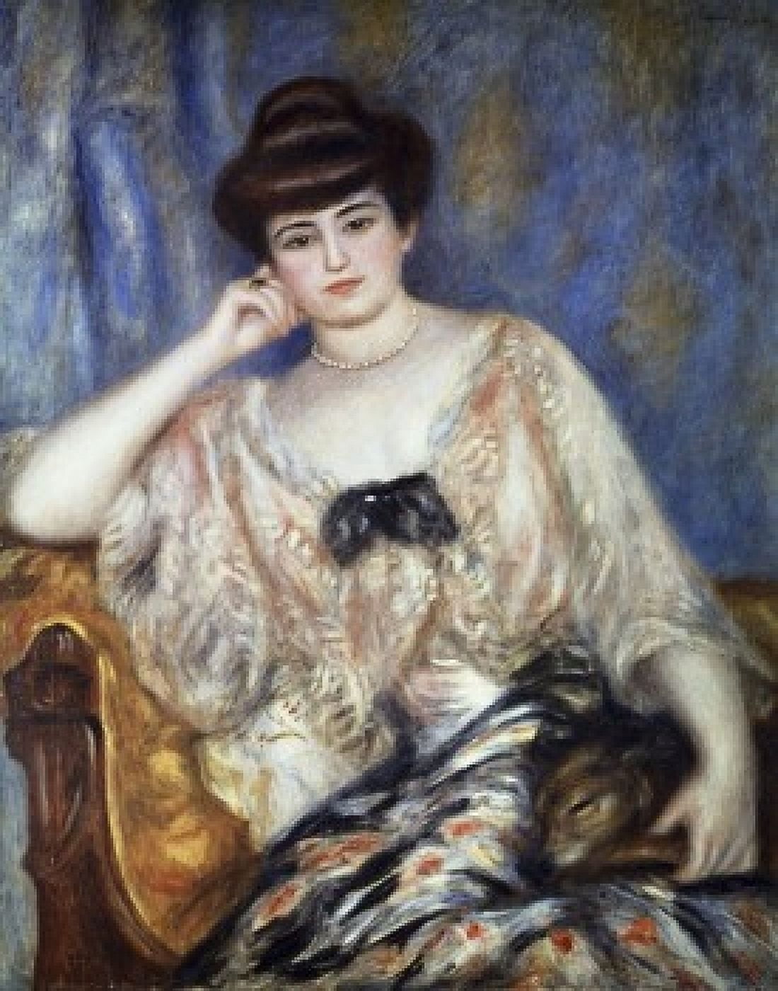 Misia Natanson D 1904 Pierre Auguste Renoir (1841-1919 French) National Gallery London England Canvas Art - Pierre Auguste Renoir (24 x 36)