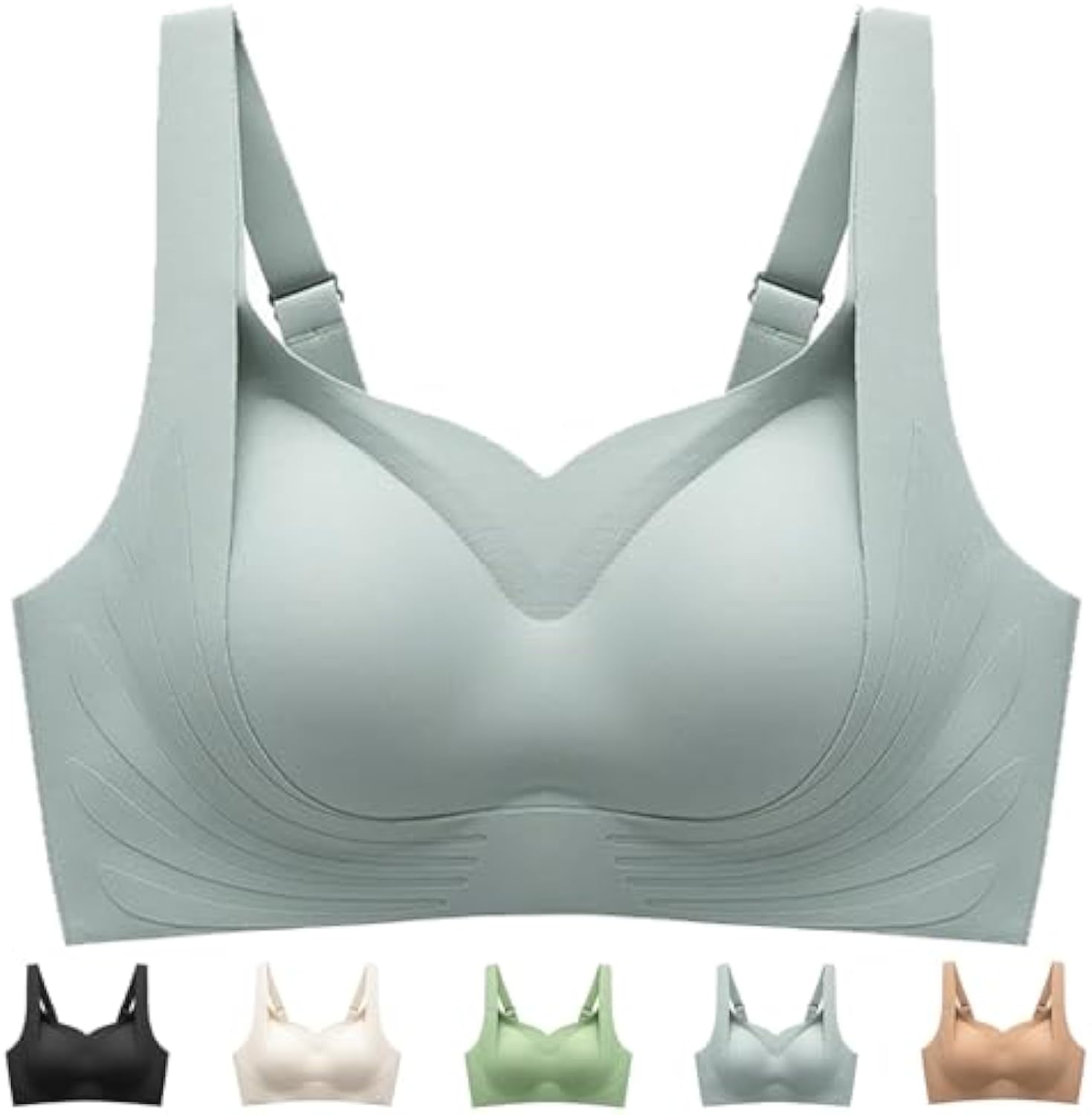 Miskyle Bra, Zenalift - Supportive Wireless Lift Wide Band Bra ...