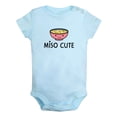 thumbnail image 1 of Miso Cute Novelty Rompers For Babies, Newborn Baby Unisex Bodysuits, Infant Jumpsuits, Toddler 0-24 Months Kids One-Piece Oufits (Blue, 6-12 Months), 1 of 4