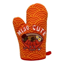 Miso Cute Oven Mitt Funny Cute Japanesse Soup Novelty Kitchen Pot Holder