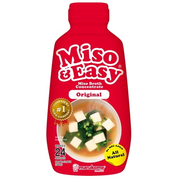 Miso Easy Marukome Misoandez Miso Broth, 13.8 oz Bottle