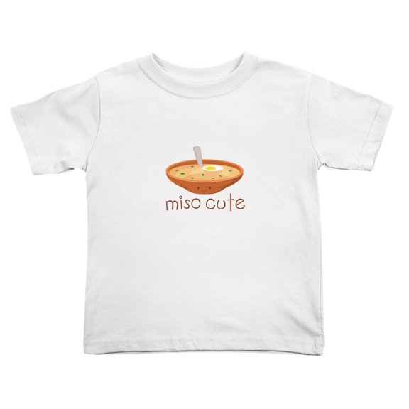 Miso Funny Toddler T Shirts for Boys Girls (White, Youth XL)