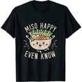 thumbnail image 1 of Miso Happy Udon Even Know Ramen Noodle Kawaii Funny Food Pun T-Shirt, 1 of 5
