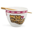 thumbnail image 1 of Miso Hungry Japanese Dinnerware Set | 16-Ounce Ramen Bowl and Chopsticks, 1 of 7
