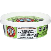 Miso Master Organic Traditional Red and Dom Miso, 8 Ounce -- 6 per case.
