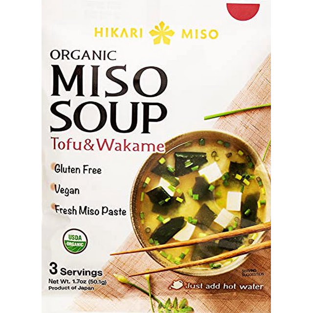 Miso Soup Instant Hikari Miso Organic Instant Miso Soup with Tofu and