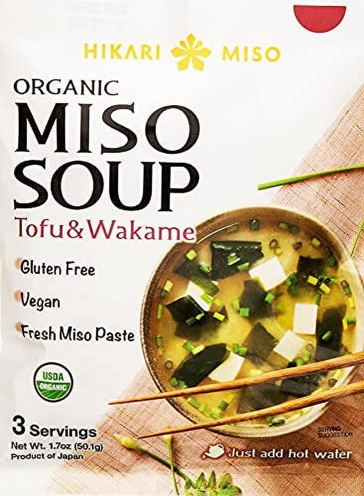 Miso Soup Instant Hikari Miso Organic Instant Miso Soup with Tofu and