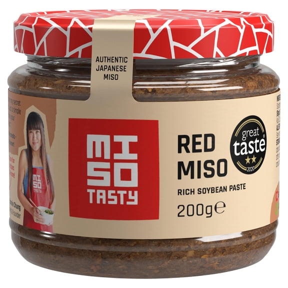 Miso Tasty Red Miso Paste 200g, Imported from Britain
